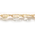 BAGUETTE INFILATA VETRO BEIGE 100 MT