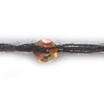 PAILLETTE ORO OLOGRAM. SU FILO NERO 300 MT