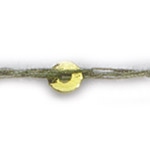 PAILLETTE VERDE LUCIDA SU FILO VERDE 300 MT