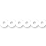 PAILLETTES ROTOLO 3 MM BIANCO OPACO
